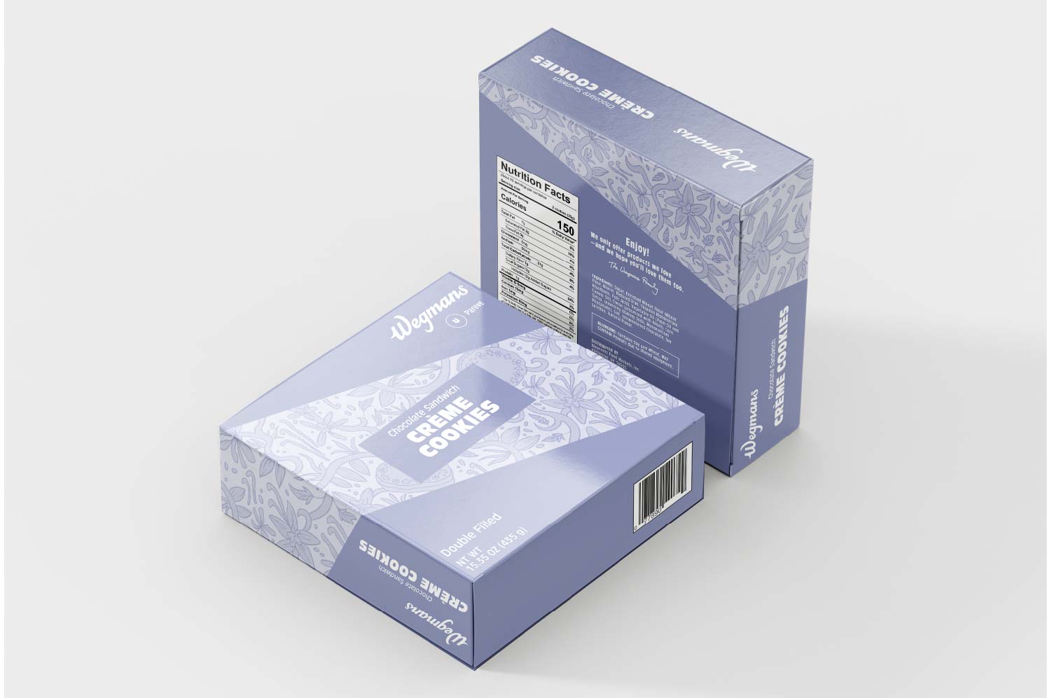 Wegmans Creme Cookies packaging