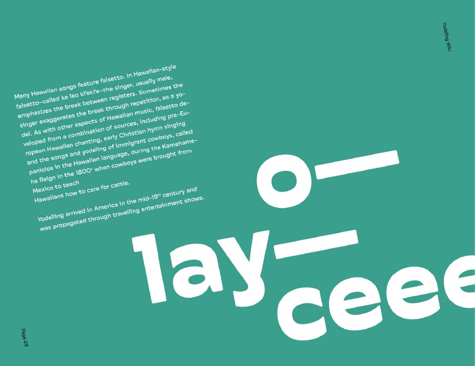 O-lay-ceee typography